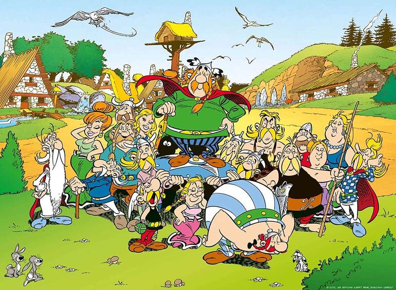 The Gallian village from Asterix & Obelix